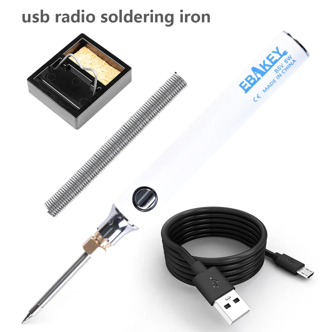 USB Electric Soldering Iron Kits 5V 8W Tin Solder Iron USB Fast Charging Portable Microelectronics Repair Welding Tools 2021
USB Electric Soldering Iron Kits 5V 8W Tin Solder Iron USB Fast Charging Portable Microelectronics Repair Welding Tools 2021