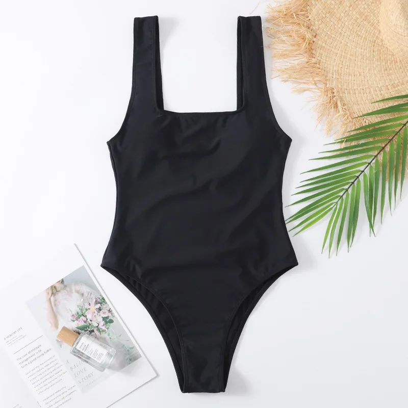 Women'S Classic All-In-One Solid Color Swimsuit Sexy Slim Backless Swimwear Padded Gathering Beachwear 
Women'S Classic All-In-One Solid Color Swimsuit Sexy Slim Backless Swimwear Padded Gathering Beachwear