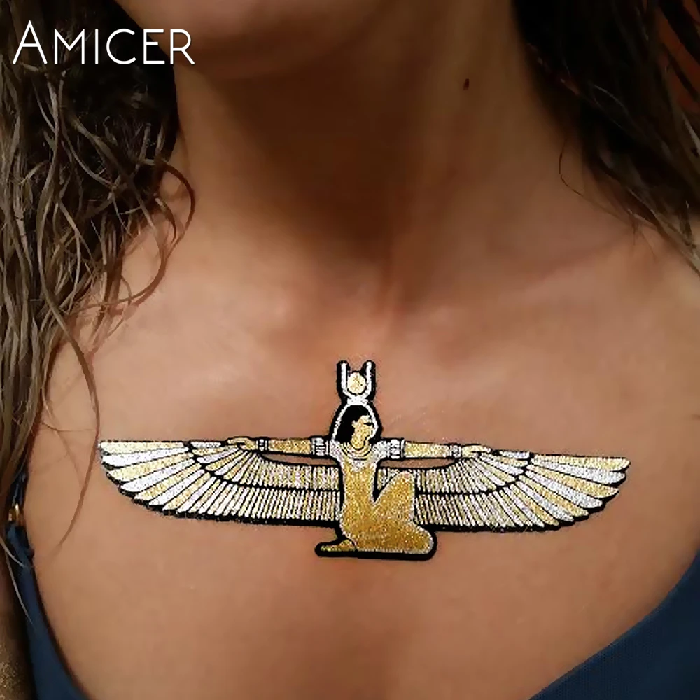 Hot Sale Gold Tattoo Fashion Temporary Flash Tattoo Stickers Body Art Waterproof Tattoo Egyptian Goddess Pattern
Hot Sale Gold Tattoo Fashion Temporary Flash Tattoo Stickers Body Art Waterproof Tattoo Egyptian Goddess Pattern