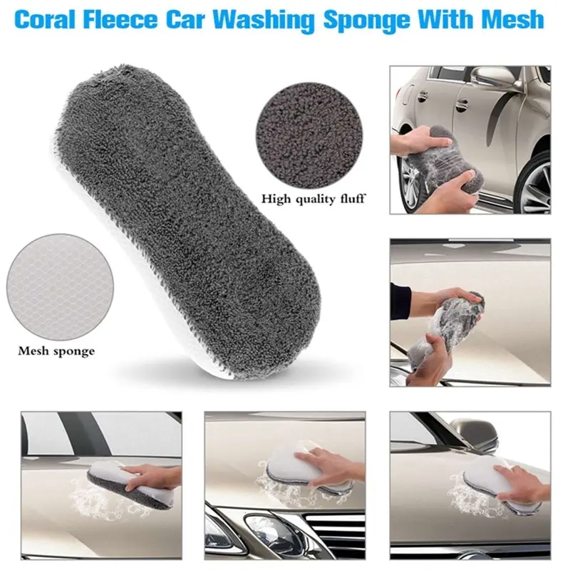 New Car 9-Piece Care Cleaning Tool Auto wash mitt Microfiber Towel Wash Gloves Wheel Brush Pad Wash Sponge Mitt Auto Car Wash
New Car 9-Piece Care Cleaning Tool Auto wash mitt Microfiber Towel Wash Gloves Wheel Brush Pad Wash Sponge Mitt Auto Car Wash