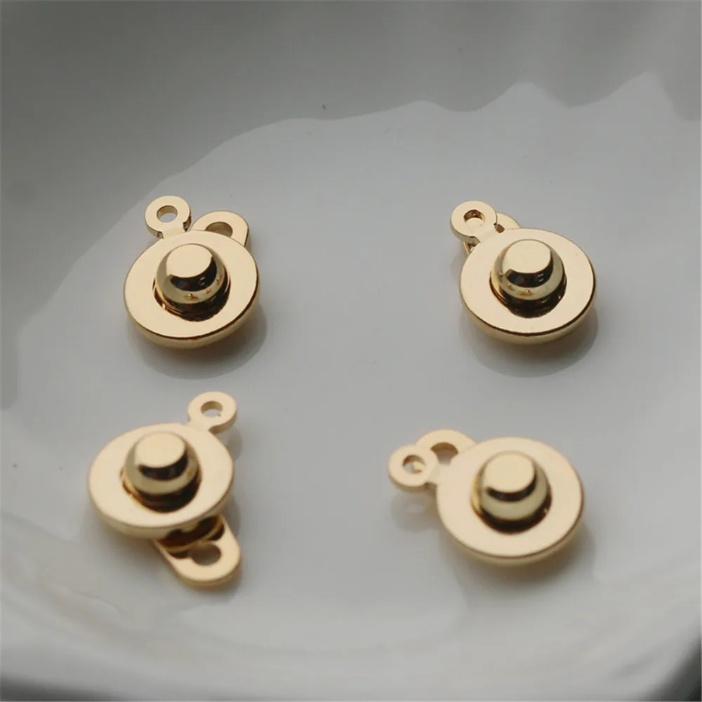 14K gold bag color protection accessories connector manual material snap 9mm bracelet necklace link DIY accessories
14K gold bag color protection accessories connector manual material snap 9mm bracelet necklace link DIY accessories