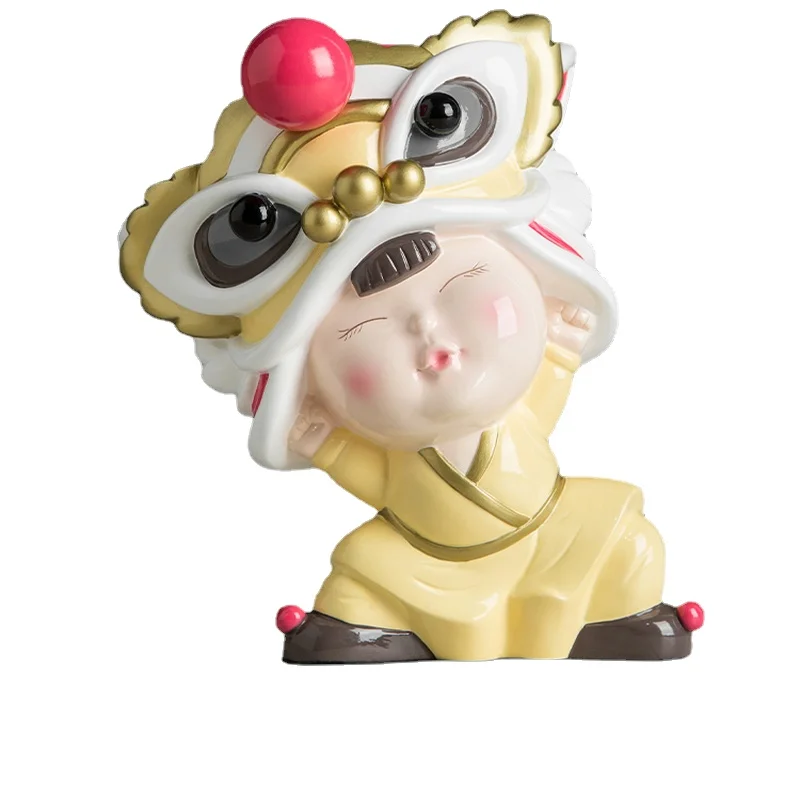 Творческие милые китайские детские украшения, творческие танцевальные фотообои со львом, изысканные полимерные ремесла, украшение для гос...
Творческие милые китайские детские украшения, творческие танцевальные фотообои со львом, изысканные полимерные ремесла, украшение для гос...