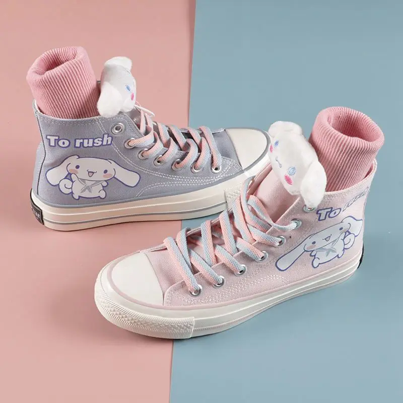 Japanese Pink Women's Kawaii Student Canvas Shoes Harajuku Lolita Shoes Style High-top Hand-painted Cartoon Dog Women's Shoes
Japanese Pink Women's Kawaii Student Canvas Shoes Harajuku Lolita Shoes Style High-top Hand-painted Cartoon Dog Women's Shoes