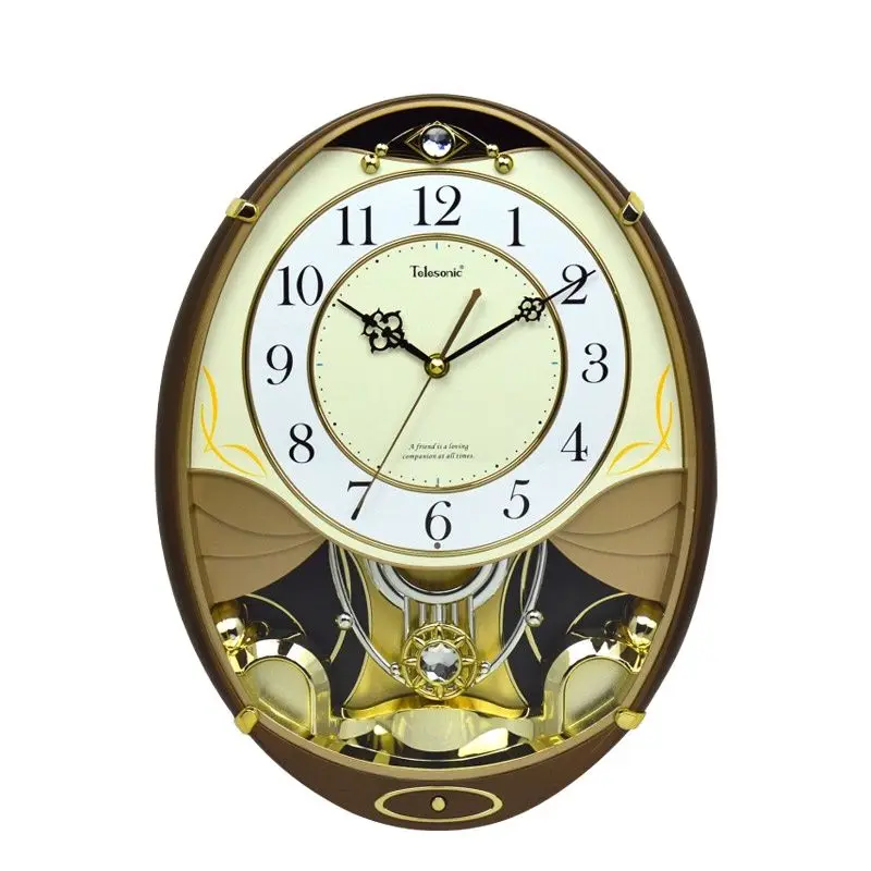 Large Luxury Wall Clock Gold Living Room Pendulum Clocks Wall Watches Home Decor Music Swing Clock Mechanism Zegar Gift FZ316
Large Luxury Wall Clock Gold Living Room Pendulum Clocks Wall Watches Home Decor Music Swing Clock Mechanism Zegar Gift FZ316