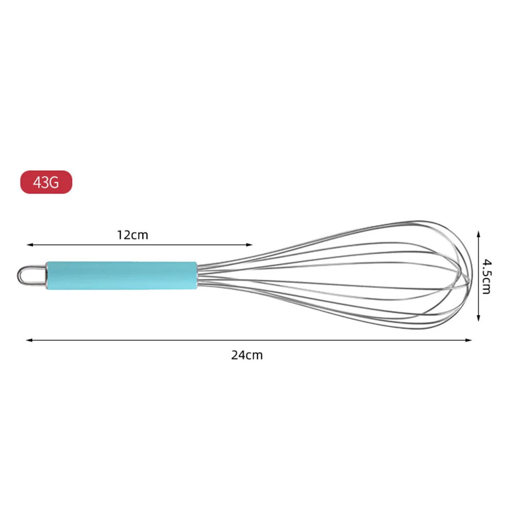 9" / 12" Stainless Steel Whisk Silicone Non-slip Egg Grab Balloon Whisk Milk Cream Butter Mixer Kitchen Tool
9" / 12" Stainless Steel Whisk Silicone Non-slip Egg Grab Balloon Whisk Milk Cream Butter Mixer Kitchen Tool