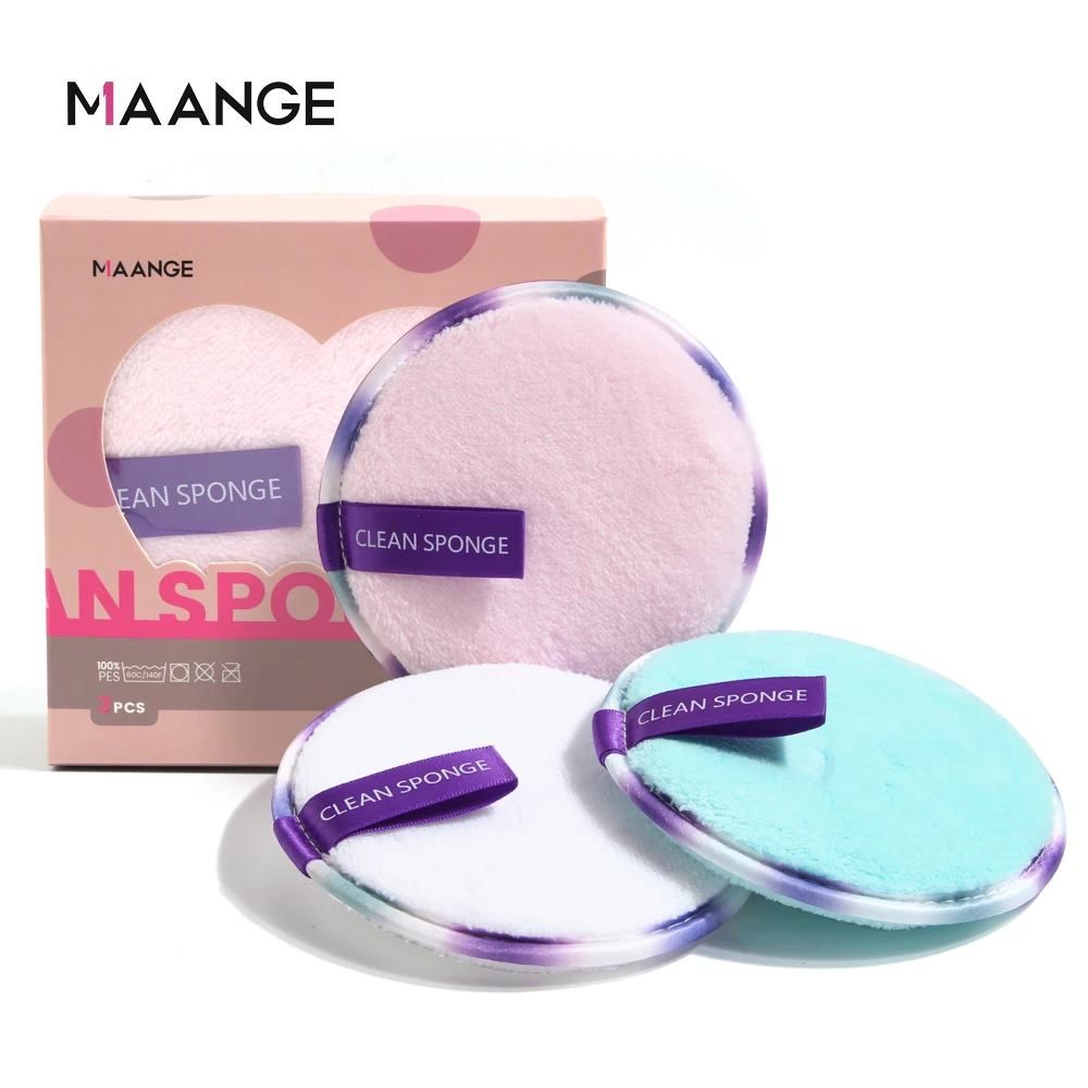MAANGE 3Pcs Soft Fiber Makeup Remover Puff Facial Wash Puff Double Sided Makeup Sponge Easy to Use Beauty Make Up Remover Pads
MAANGE 3Pcs Soft Fiber Makeup Remover Puff Facial Wash Puff Double Sided Makeup Sponge Easy to Use Beauty Make Up Remover Pads
