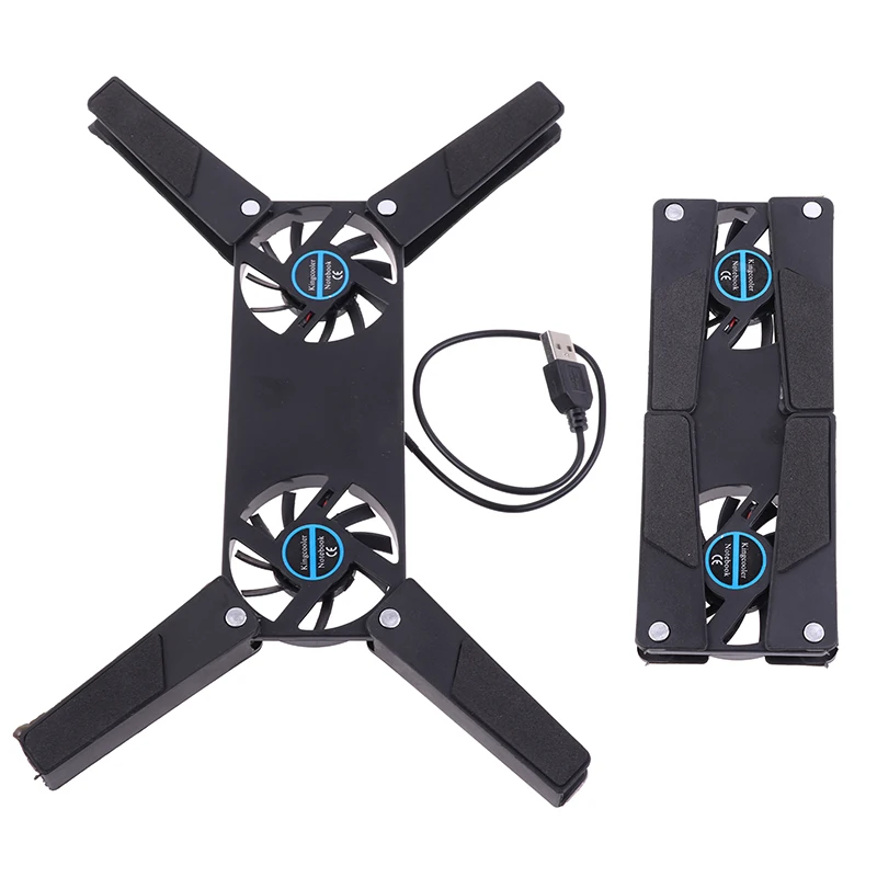 High Quality CPU Cooler Foldable USB Cooling Fan Mini Octopus Cooler Pad Quiet Stand Double Fans For 7-15 Inch Notebook Laptop
High Quality CPU Cooler Foldable USB Cooling Fan Mini Octopus Cooler Pad Quiet Stand Double Fans For 7-15 Inch Notebook Laptop