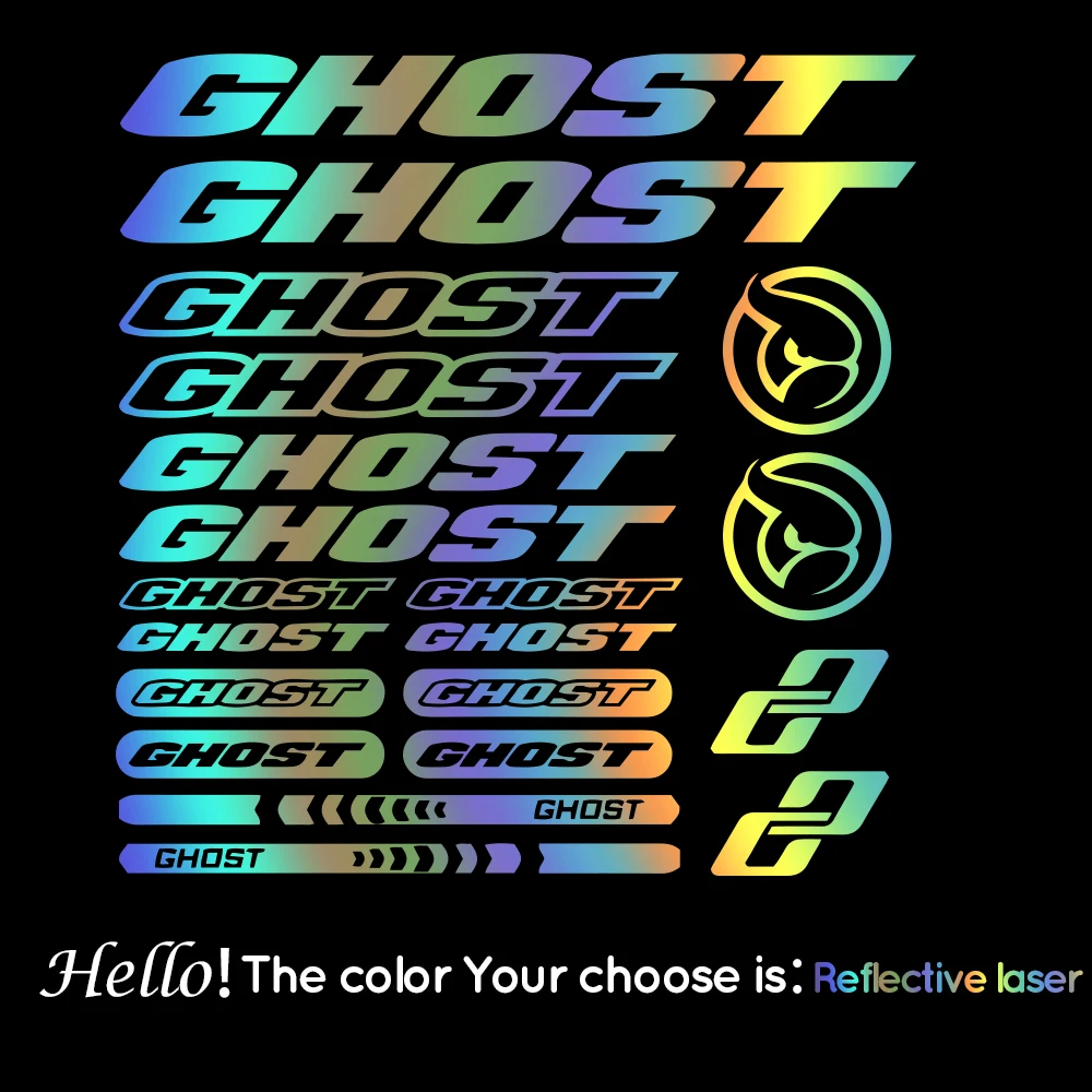 Bicycle Frame Vinyl Stickers For GHOST Road bike Mountain Bike MTB BMX Cycling Rack Decal Bike Decorative Accessories
Bicycle Frame Vinyl Stickers For GHOST Road bike Mountain Bike MTB BMX Cycling Rack Decal Bike Decorative Accessories