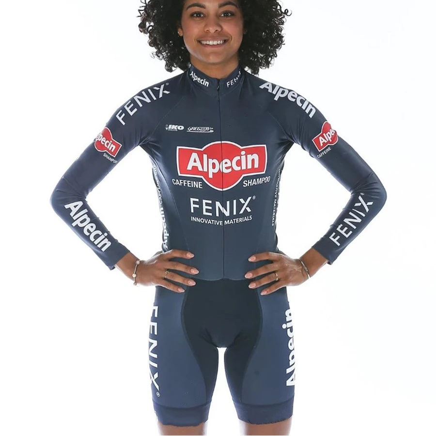 Женский спортивный костюм ALPECIN FENIX team летний для триатлона велоспорта ropa MTB ciclismo
