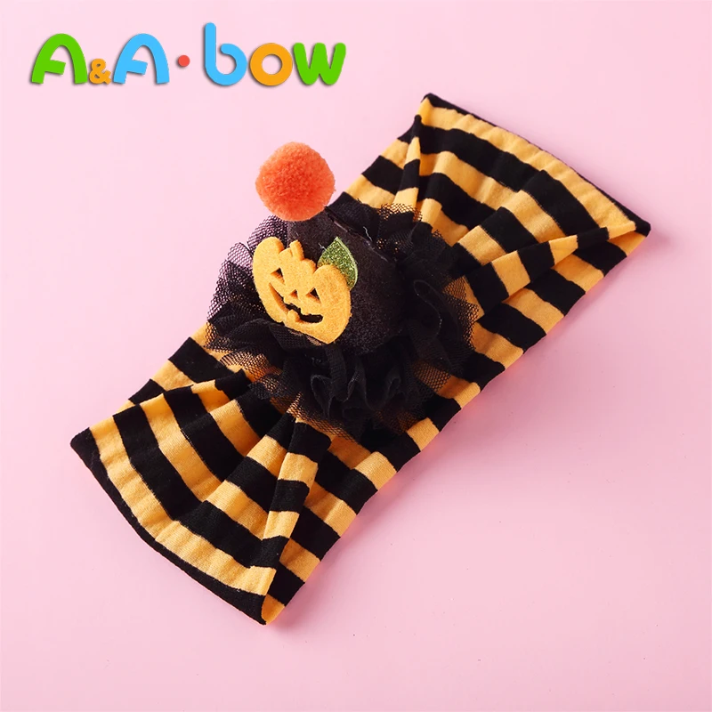 Halloween Pattern Babygirl Headband Printed Stripes Bow Elastic Plush Headband Colorful Baby Girl Elastic Hair Bands For Infant
Halloween Pattern Babygirl Headband Printed Stripes Bow Elastic Plush Headband Colorful Baby Girl Elastic Hair Bands For Infant