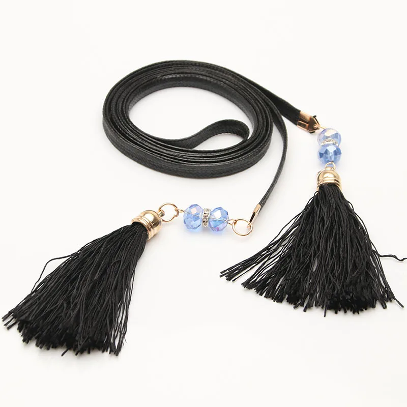 Ladies Fashion Belt Dress Decoration Belt Crystal Tassel Decoration Thin Waist Chain All-match Dress Small Waist Decor Wholesale
Ladies Fashion Belt Dress Decoration Belt Crystal Tassel Decoration Thin Waist Chain All-match Dress Small Waist Decor Wholesale