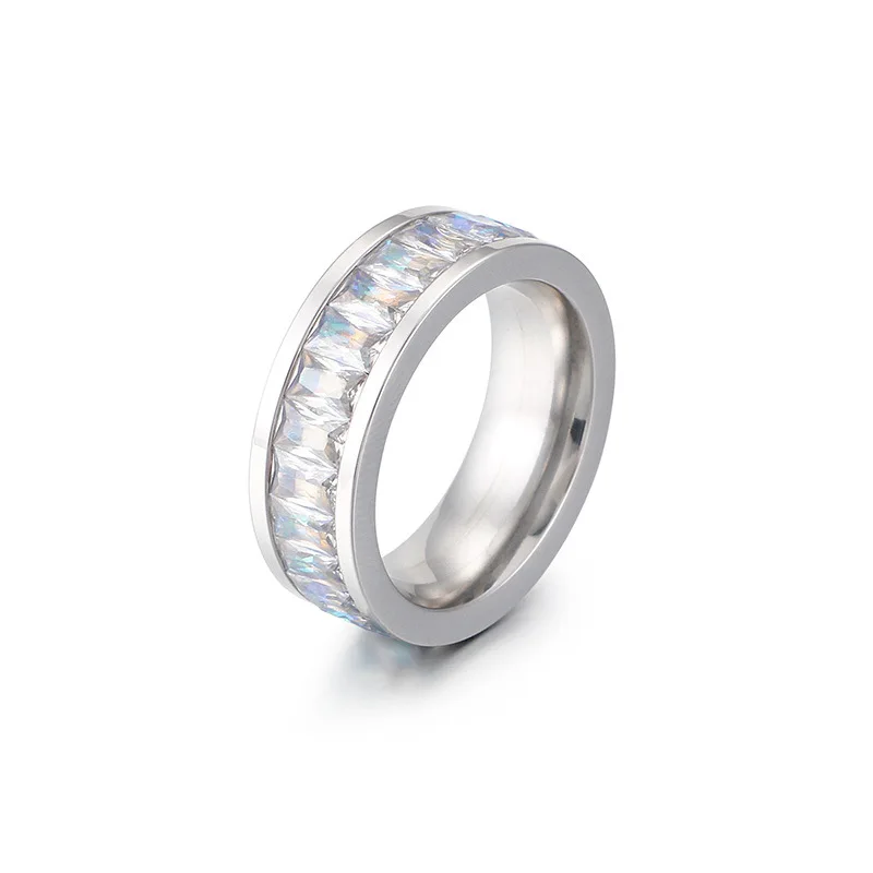 Luxury Stainless Steel Ring Zircon Fashion Rings For Women Beauty Jewelry Female Fine Accessories Wholesale
Luxury Stainless Steel Ring Zircon Fashion Rings For Women Beauty Jewelry Female Fine Accessories Wholesale