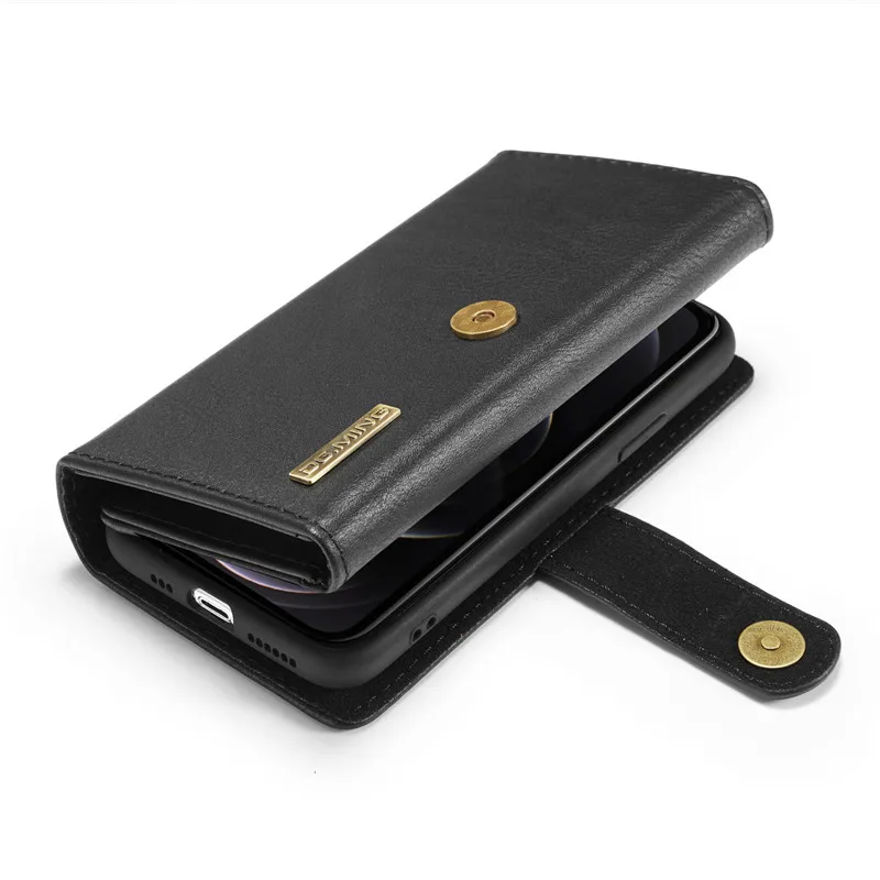 Кожаный чехол-книжка с подставкой и отделением для карт для iPhone 12 Pro Max Mini 11
Кожаный чехол-книжка с подставкой и отделением для карт для iPhone 12 Pro Max Mini 11