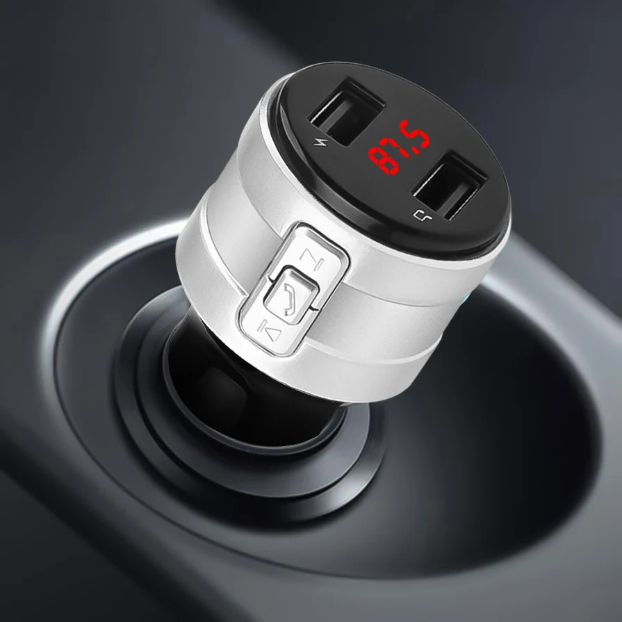 X20 Handsfree Bluetooth 4 2 FM трансмиттер модулятор автомобильное зарядное устройство 3 1 А