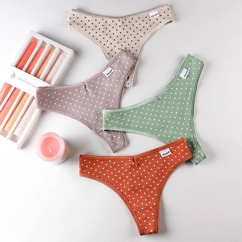Women Sexy Cotton Seamless Underwear Dot Print G-String Thongs Seamless Underwear Comfortable Lingerie Intimates Underpants
Women Sexy Cotton Seamless Underwear Dot Print G-String Thongs Seamless Underwear Comfortable Lingerie Intimates Underpants