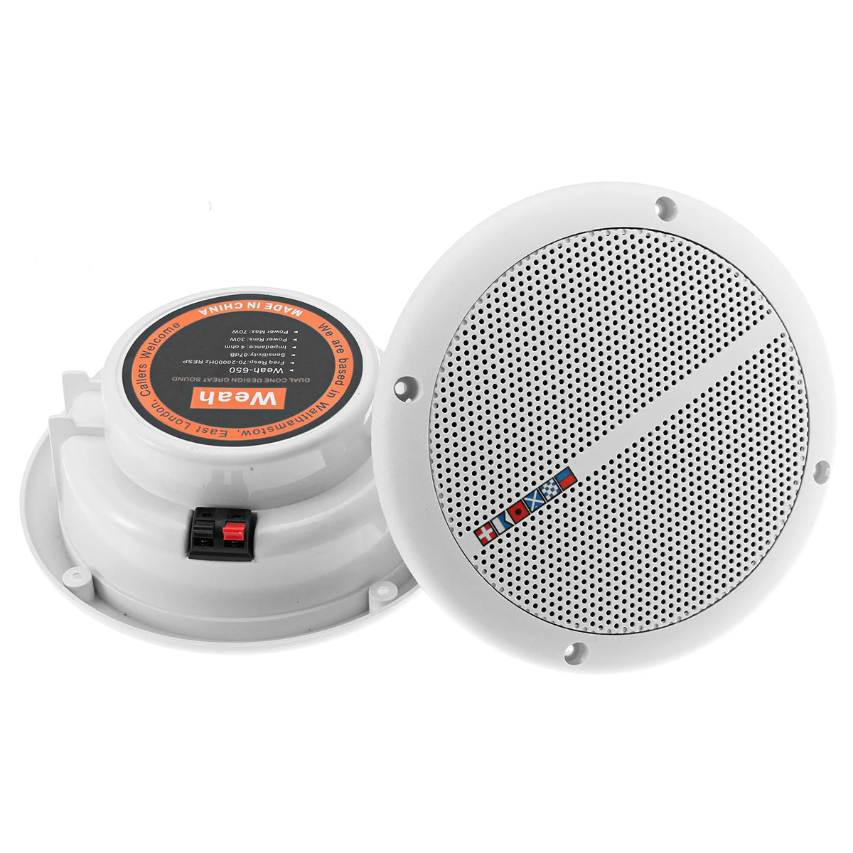 2pcs 70W 2-Way Outdoor Waterproof Ceiling Speakers for Home Bathroom Boat Yacht Speakers Audio Loundspeaker Stereo Music Player
2pcs 70W 2-Way Outdoor Waterproof Ceiling Speakers for Home Bathroom Boat Yacht Speakers Audio Loundspeaker Stereo Music Player