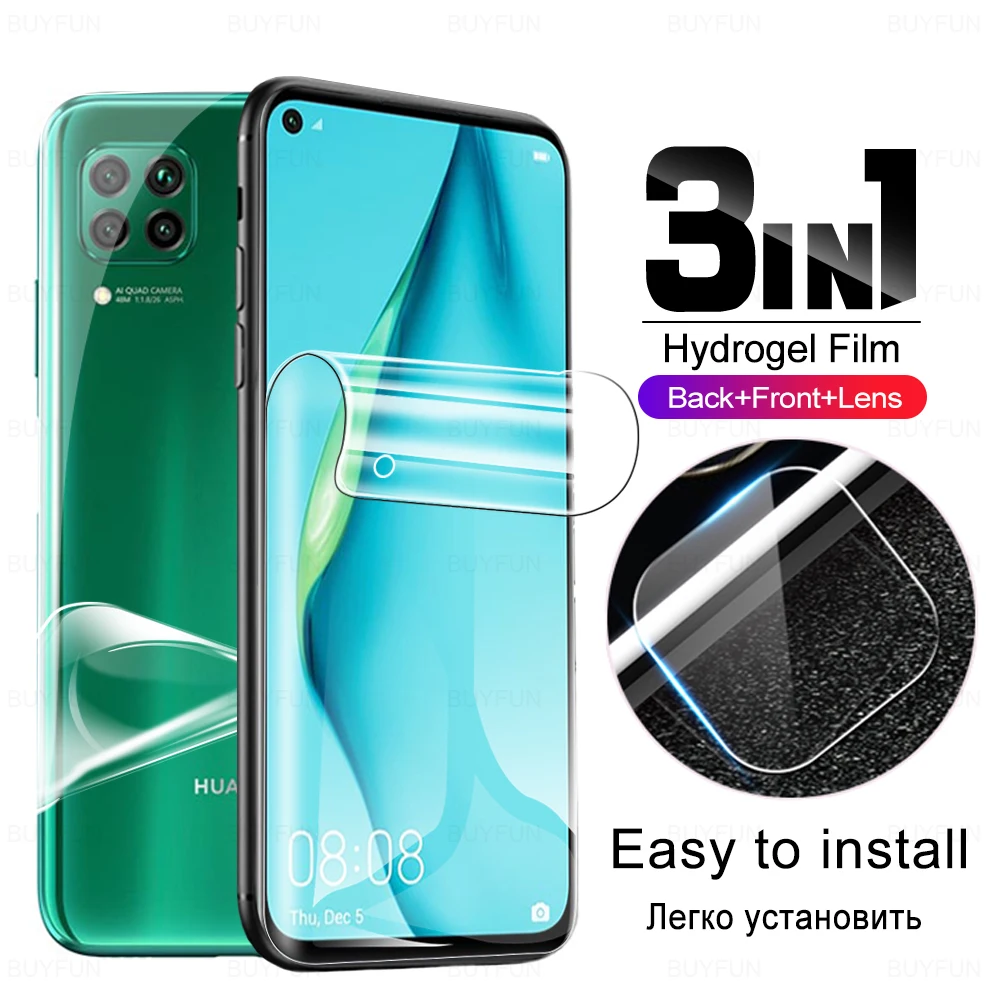 3in1 Screen Back Hydrogel Film On For Huawei P40 Lite E P 40lite 40 Pro Plus Camera Lens Protector Not Protective Tempered Glass
3in1 Screen Back Hydrogel Film On For Huawei P40 Lite E P 40lite 40 Pro Plus Camera Lens Protector Not Protective Tempered Glass
