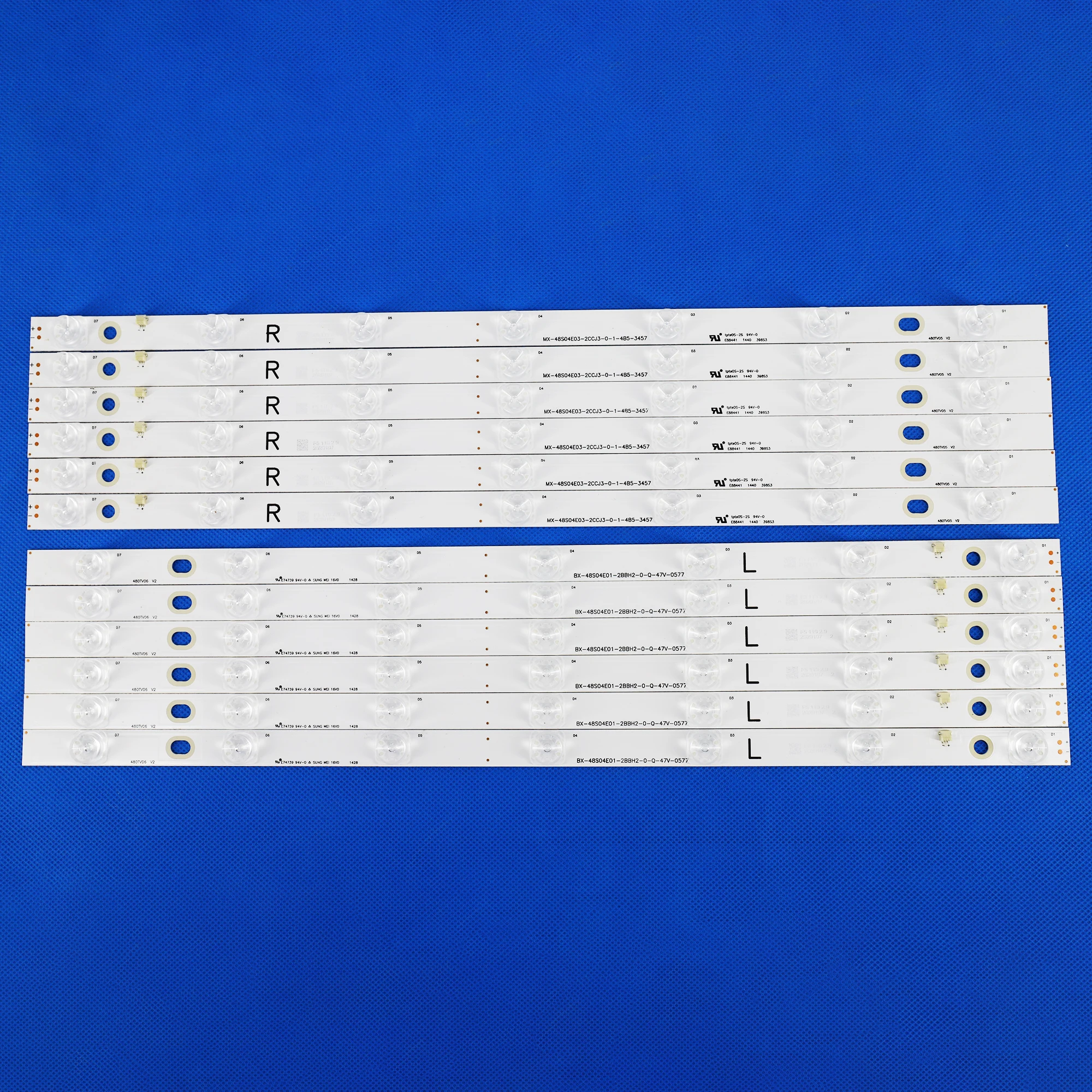 1set=12pcs LED Strip 7 Lamp for Panasoni 48" TV TX-48AX630B TX-48AX630E TX-48AXW634 480TV05 480TV06 V2 R L
1set=12pcs LED Strip 7 Lamp for Panasoni 48" TV TX-48AX630B TX-48AX630E TX-48AXW634 480TV05 480TV06 V2 R L