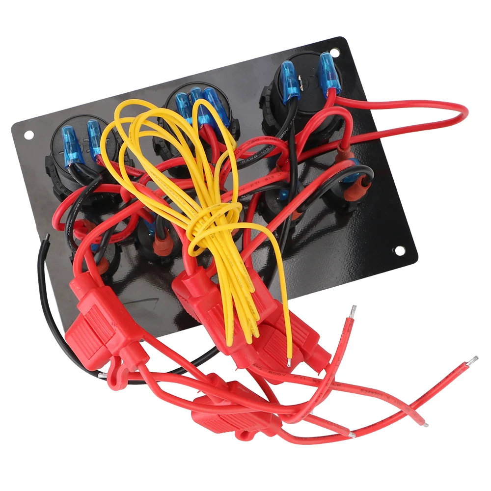 12/24V 5 Gang Waterproof Car Switch Panel LED Voltage Display for RV Car Marine QC3.0 Quick Charge PD USB Car Accessories
12/24V 5 Gang Waterproof Car Switch Panel LED Voltage Display for RV Car Marine QC3.0 Quick Charge PD USB Car Accessories