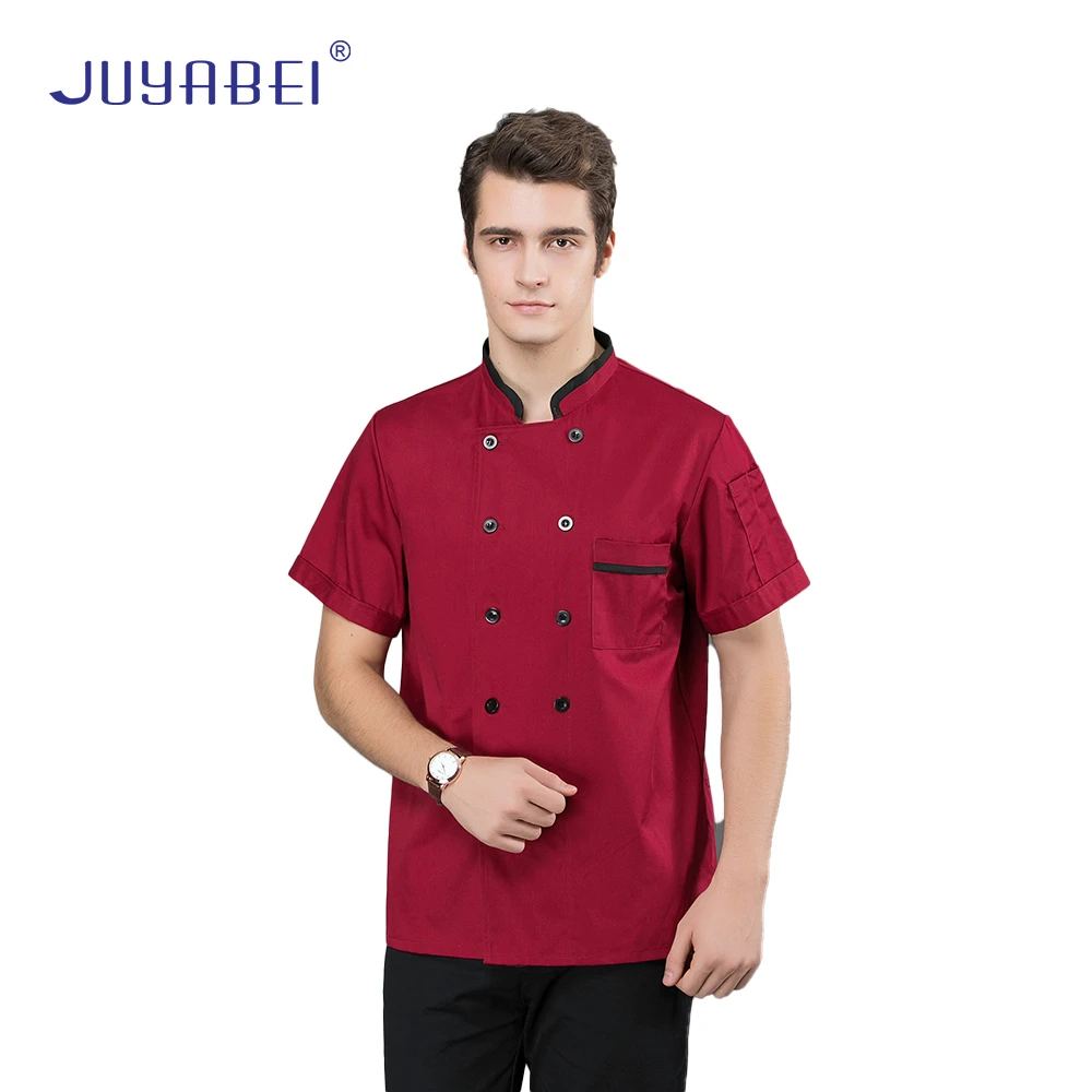 Chef Short Sleeve Jackets Professional Restaurant Kitchen Uniform Hotel Waiter Work Shirt Cozinha Catering Cooking Clothes
Chef Short Sleeve Jackets Professional Restaurant Kitchen Uniform Hotel Waiter Work Shirt Cozinha Catering Cooking Clothes
