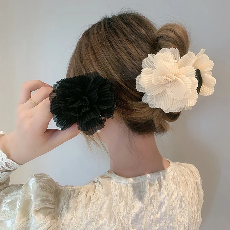 Korean Girls Chiffon Flower Bow Hair Claw Clip Ladies Hair Accessories Women Hair Clamp Elegant Jaw Clips Headwear
Korean Girls Chiffon Flower Bow Hair Claw Clip Ladies Hair Accessories Women Hair Clamp Elegant Jaw Clips Headwear