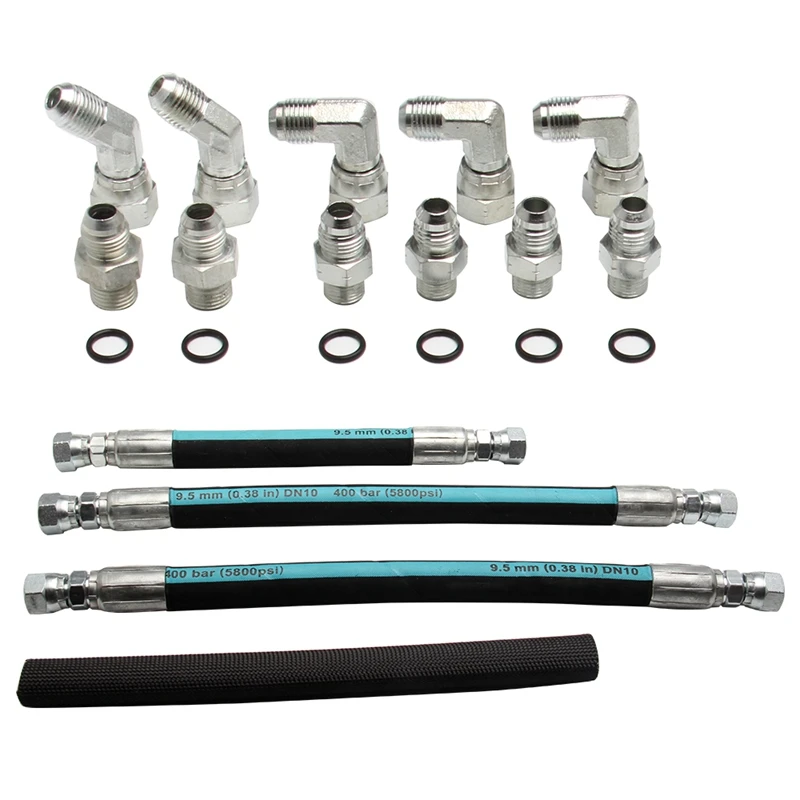 High Pressure Oil Pump HPOP Crossover Line Hoses Lines Set Set for Ford 7.3L Powerstroke High Pressure Oil Pump 99-03
High Pressure Oil Pump HPOP Crossover Line Hoses Lines Set Set for Ford 7.3L Powerstroke High Pressure Oil Pump 99-03