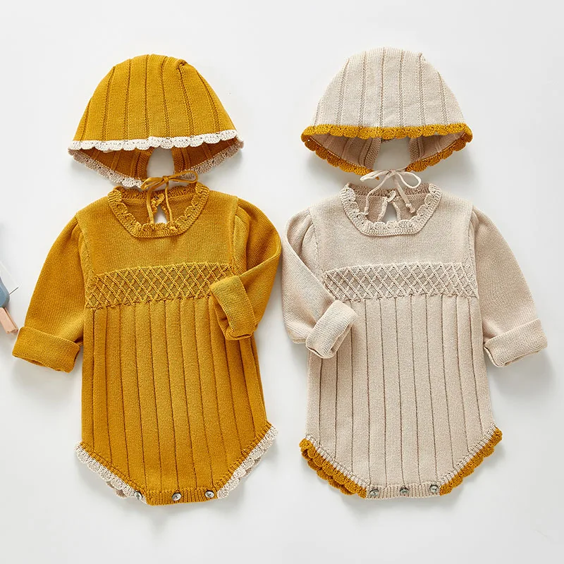 Новинка 2021, весенние Комбинезоны для маленьких девочек, вязаные однотонные комбинезоны с длинным рукавом для девочек и шапка, Осенние комби...
Новинка 2021, весенние Комбинезоны для маленьких девочек, вязаные однотонные комбинезоны с длинным рукавом для девочек и шапка, Осенние комби...