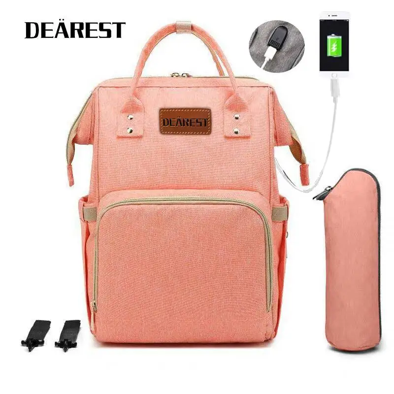 Dearest USB Mummy Bag 2021 New Backpack Fashion Shoulder Bag Large Capacity Portable Nursing Child Bag Women's Light
Dearest USB Mummy Bag 2021 New Backpack Fashion Shoulder Bag Large Capacity Portable Nursing Child Bag Women's Light