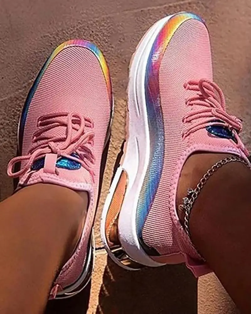 2021 Summer Women Sneakers Fashion New Mesh Breathable Female Running Shoes Casual Outdoor Shallow Mouth Lady Sports Shoes
2021 Summer Women Sneakers Fashion New Mesh Breathable Female Running Shoes Casual Outdoor Shallow Mouth Lady Sports Shoes