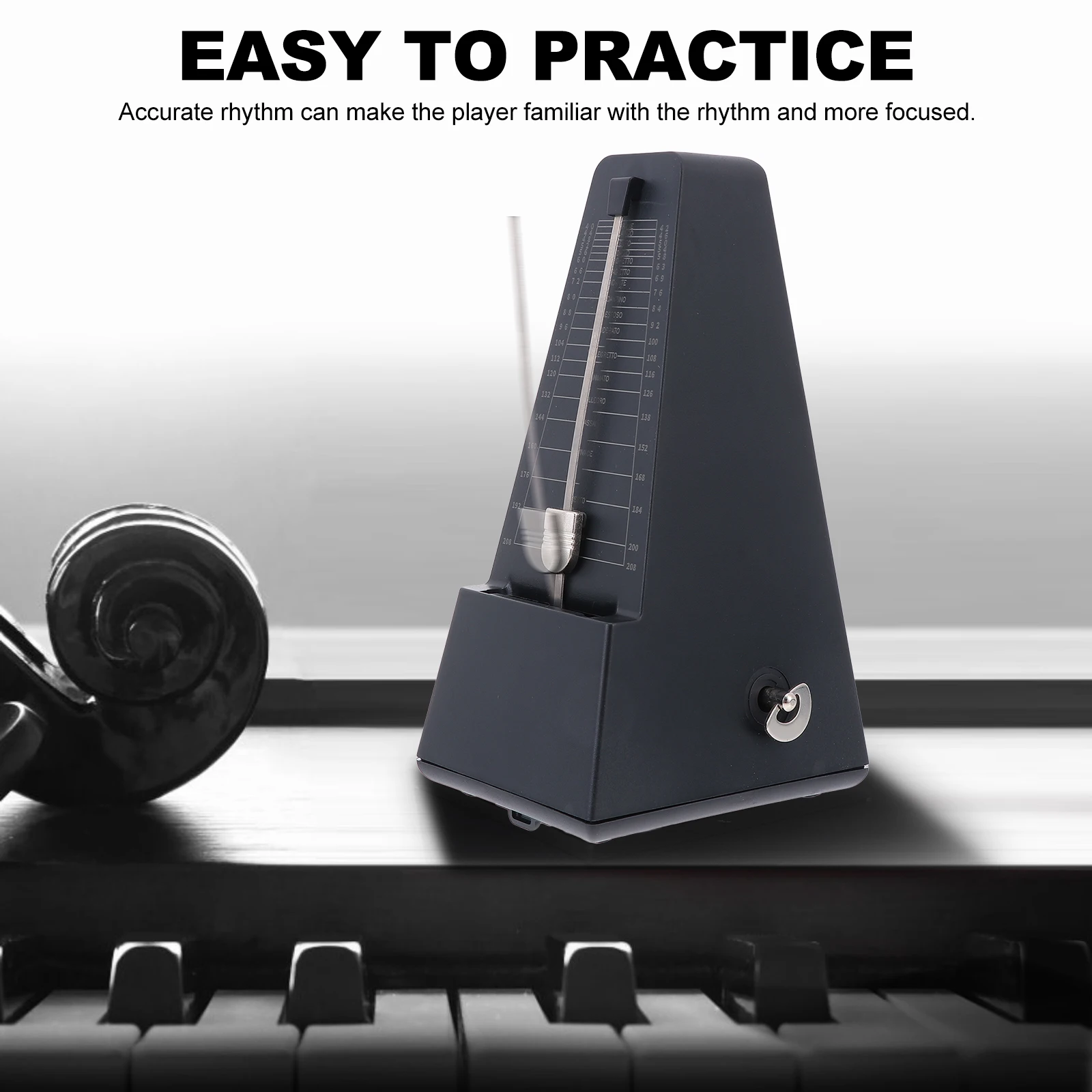 1 Pc Tower Type Universal Guitar Metronome Guitars Piano Mechanical Metronome Bell Ring Rhythm Mechanical Pendulum Metronome
1 Pc Tower Type Universal Guitar Metronome Guitars Piano Mechanical Metronome Bell Ring Rhythm Mechanical Pendulum Metronome
