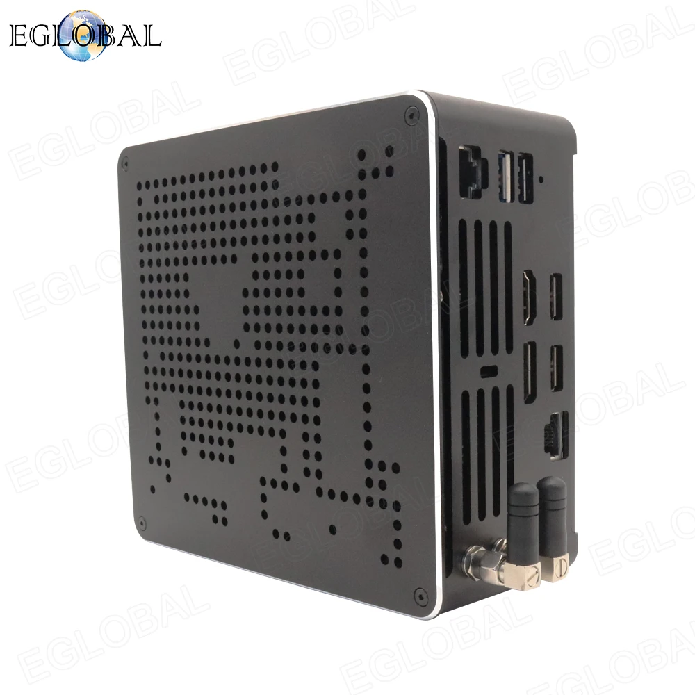 EGLOBAL dual Lan Intel Mini PC 10th 10980HK 10880H i7 10750H игровой компьютер 2 * DDR4 64 Гб M.2 PCIE + SATA Win10 Pro 4K|Мини