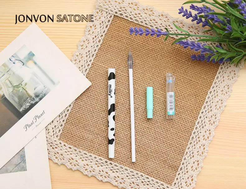 Creative Stationery Milky Cow 12 Color Diamond Pen Gel Korean Cartoon Stationery Wholesale Kawaii School Supplies Gel Pen
Creative Stationery Milky Cow 12 Color Diamond Pen Gel Korean Cartoon Stationery Wholesale Kawaii School Supplies Gel Pen