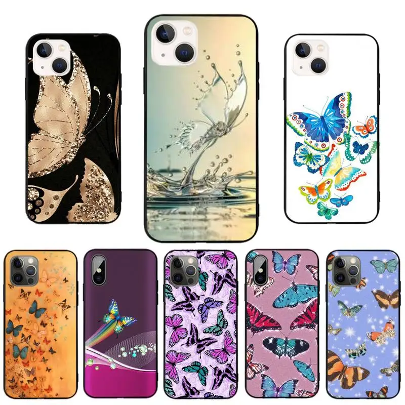 Butterfly Phone Case Black Tpu For Iphone XR Xs 11 12 13 Mini Pro Max 6 7 8 Plus X 6s SE 2020 Cover
Butterfly Phone Case Black Tpu For Iphone XR Xs 11 12 13 Mini Pro Max 6 7 8 Plus X 6s SE 2020 Cover
