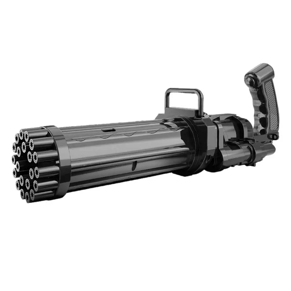 15.5Inch Gatling Bubble Machine Toy 21 Holes Summer Soap Water Bubble Machine Plastic Electric Bubble Machine Children Bath Toys
15.5Inch Gatling Bubble Machine Toy 21 Holes Summer Soap Water Bubble Machine Plastic Electric Bubble Machine Children Bath Toys