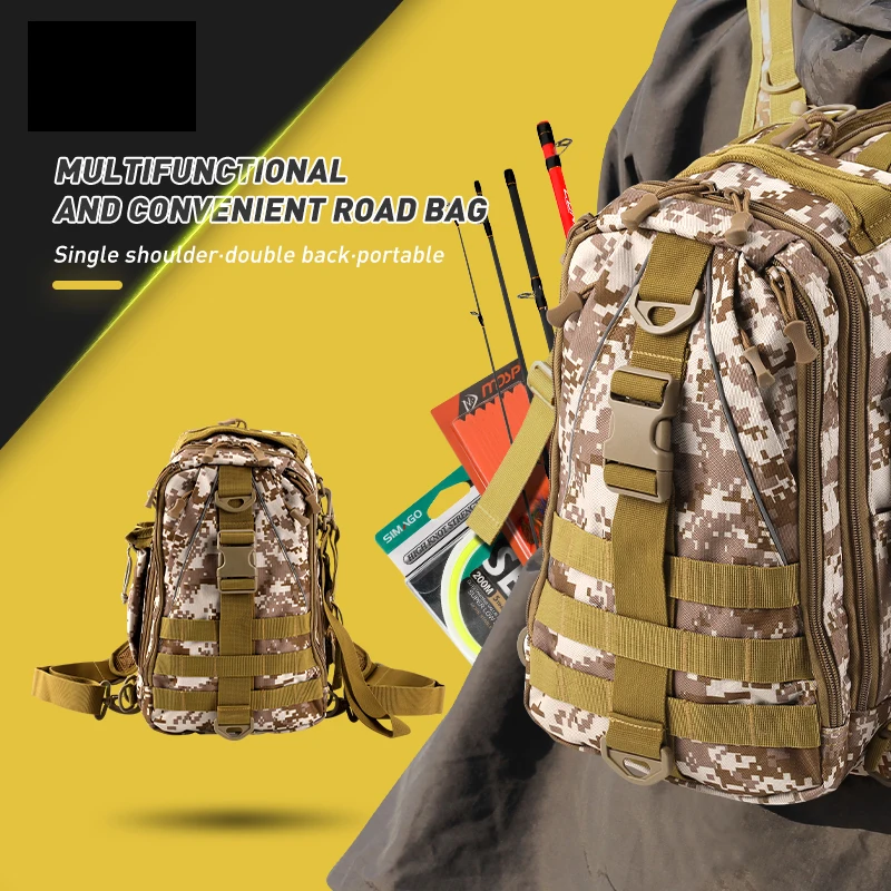Fishing Lure Bag Multifunctional Waterproof Fishing Bag Single/Double Shoulder Lure Backpack Reel Bag Straps Fish Tackle Bag
Fishing Lure Bag Multifunctional Waterproof Fishing Bag Single/Double Shoulder Lure Backpack Reel Bag Straps Fish Tackle Bag