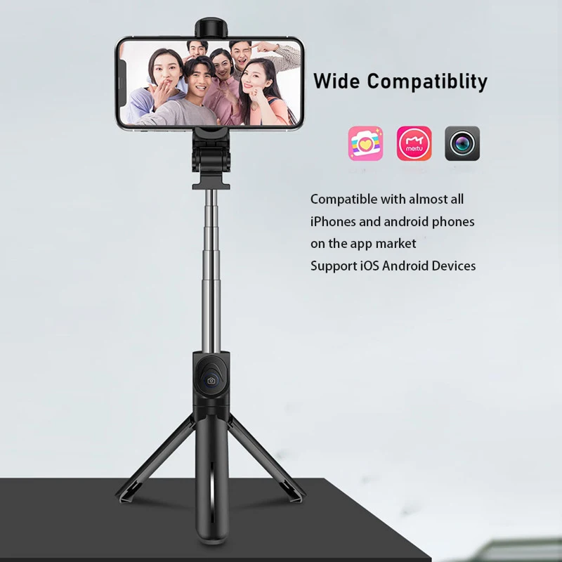 Camera Monopod Selfie Stick Selfie Artifact Pole Tripod Wireless Bluetooth Selfie Stick Remote Control Smartphone Holder Tripod 
Camera Monopod Selfie Stick Selfie Artifact Pole Tripod Wireless Bluetooth Selfie Stick Remote Control Smartphone Holder Tripod