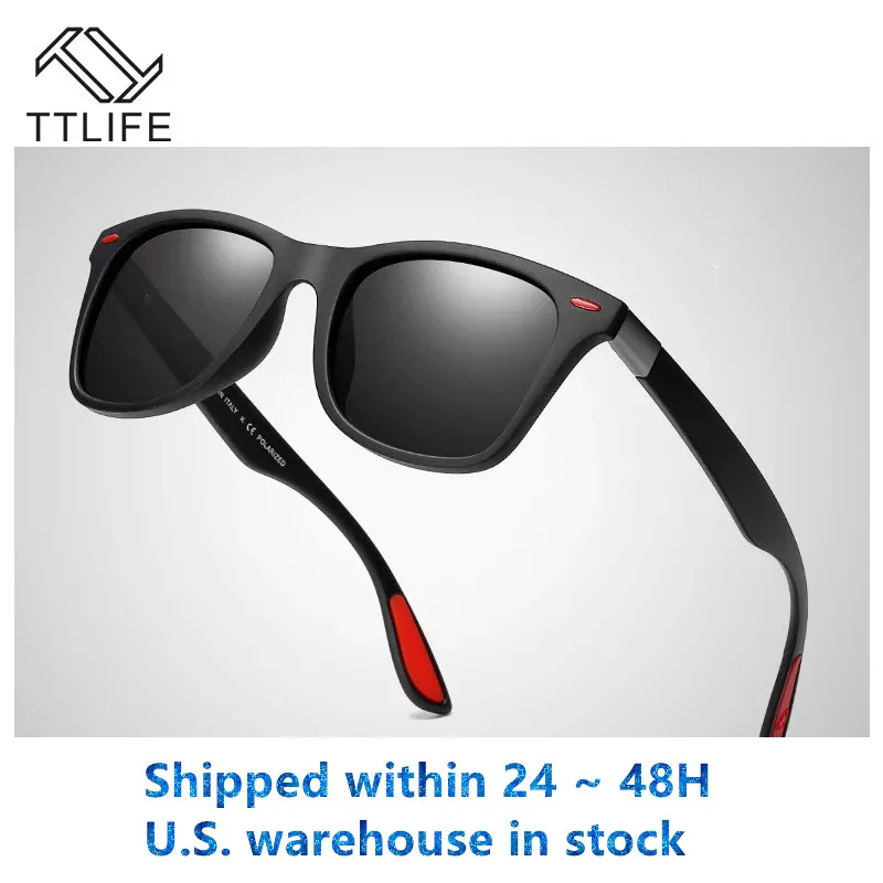 Фото TTLIFE поляризованные солнцезащитные очки для вождения мужские - купить