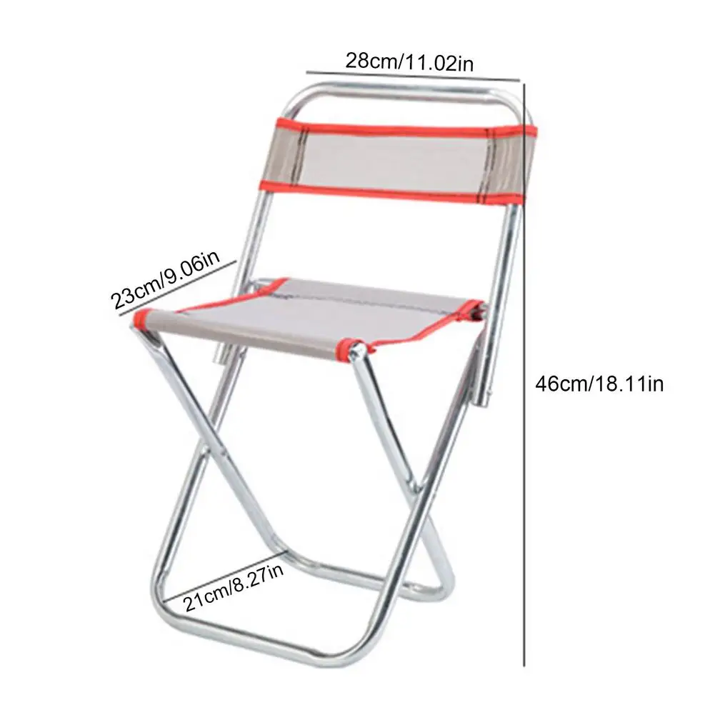 Stainless Steel Folding Stool Foldable Portable Fishing Chair Outdoor Camping Chair Small Campstool Random Color 
Stainless Steel Folding Stool Foldable Portable Fishing Chair Outdoor Camping Chair Small Campstool Random Color