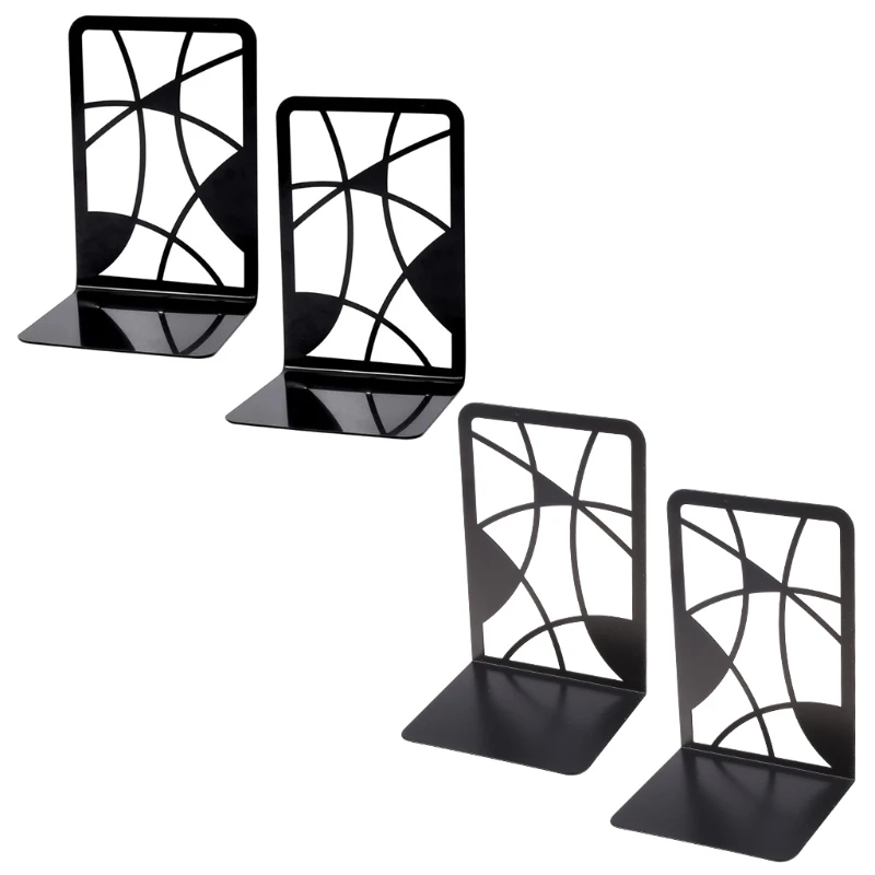 Hollow-out Book Stoppers Nonskid Thickening Iron Metal Bookends Book Organizer for Library School Office Home Study Desk
Hollow-out Book Stoppers Nonskid Thickening Iron Metal Bookends Book Organizer for Library School Office Home Study Desk