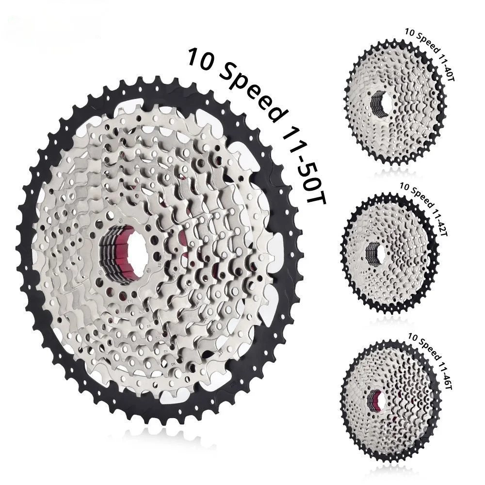 Велосипедное свободное колесо, 10 скоростей, 11-36/40/42/46/50T MTB, свободное колесо, фотоскорость 10, звездочки для велосипедных запчастей
Велосипедное свободное колесо, 10 скоростей, 11-36/40/42/46/50T MTB, свободное колесо, фотоскорость 10, звездочки для велосипедных запчастей