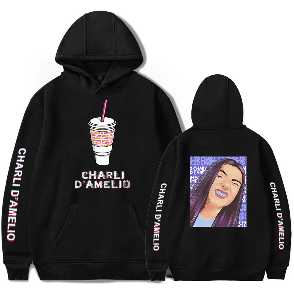 Charli Damelio Streetwear Moletom Harajuku Sweatshirt Women Hoodies Men Hoodie Sudadera Ropa Mujer Invierno Homme Hoody 2020
Charli Damelio Streetwear Moletom Harajuku Sweatshirt Women Hoodies Men Hoodie Sudadera Ropa Mujer Invierno Homme Hoody 2020