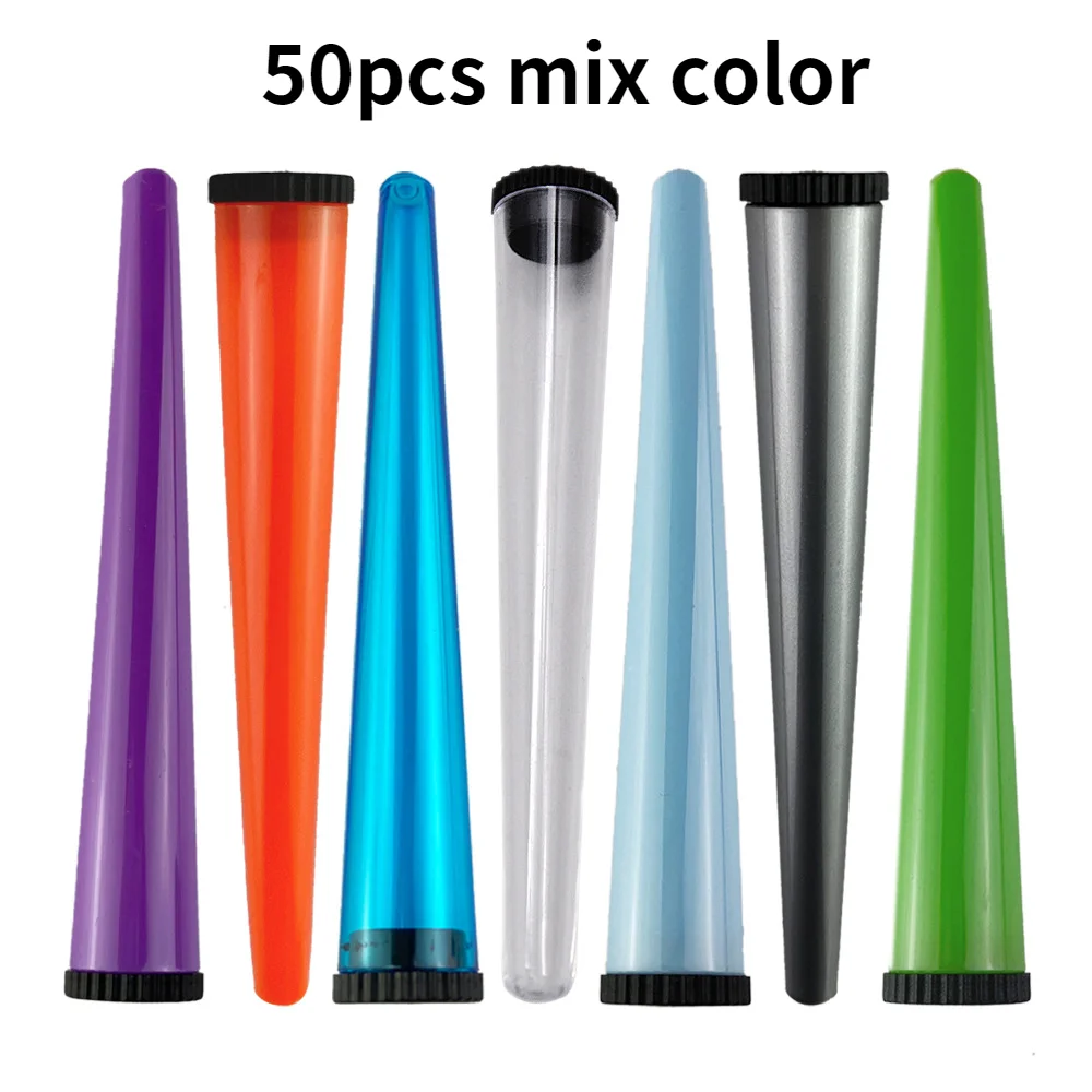 50Pcs Cigarette Tube Storage Box Vial Waterproof Airtight Doob Tubes Smell Proof Odor Solid Sealing Container Weed Accessories
50Pcs Cigarette Tube Storage Box Vial Waterproof Airtight Doob Tubes Smell Proof Odor Solid Sealing Container Weed Accessories