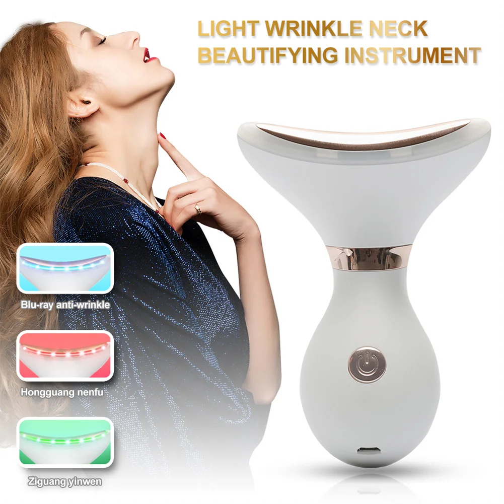 Face Massager V-Face Shaper Neck Massager with Three-Color Light Massage Anti-Wrinkles Skin Lifting Tightening Machine New Hot
Face Massager V-Face Shaper Neck Massager with Three-Color Light Massage Anti-Wrinkles Skin Lifting Tightening Machine New Hot
