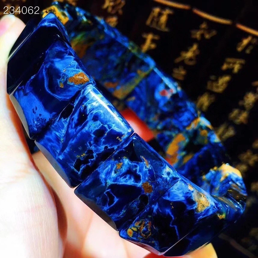 Natural Blue Pietersite Gemstone Chatoyant Bracelet Cat Eye 17.7x13.3mm Women Men Rectangle Beads Jewelry Genuine AAAAA
Natural Blue Pietersite Gemstone Chatoyant Bracelet Cat Eye 17.7x13.3mm Women Men Rectangle Beads Jewelry Genuine AAAAA
