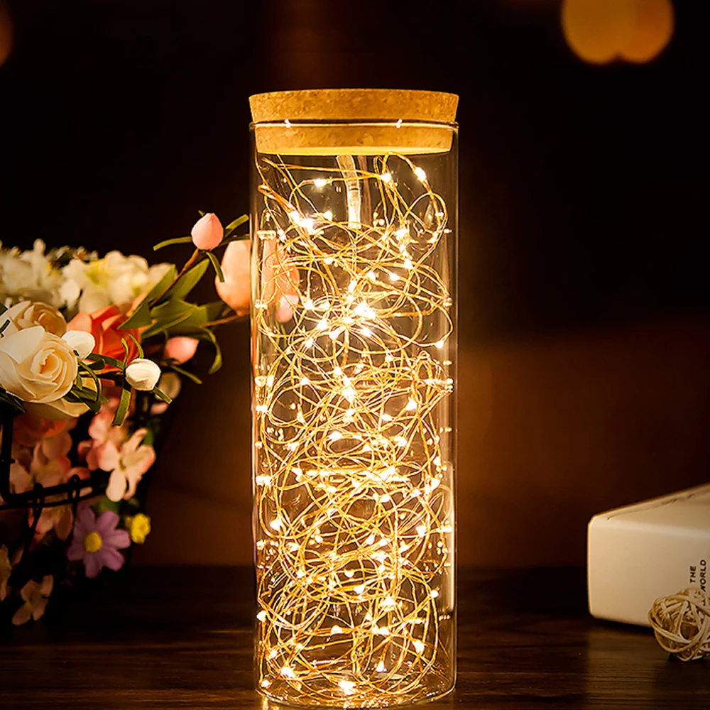 Cap Bottle Stopper LED String Fairy Lights Battery Box Copper Wire String Light For Festival Decor fairy lights Garland
Cap Bottle Stopper LED String Fairy Lights Battery Box Copper Wire String Light For Festival Decor fairy lights Garland