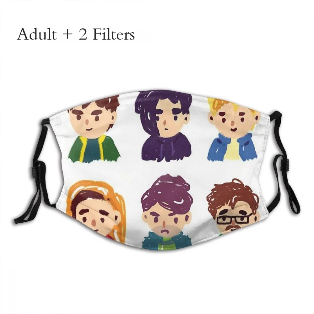Stardew Valley Simulation Role-playing Video Game Facial Mascarilla Bachelors Sticker Pack Fashion Dust-proof Mask With Filters
Stardew Valley Simulation Role-playing Video Game Facial Mascarilla Bachelors Sticker Pack Fashion Dust-proof Mask With Filters
