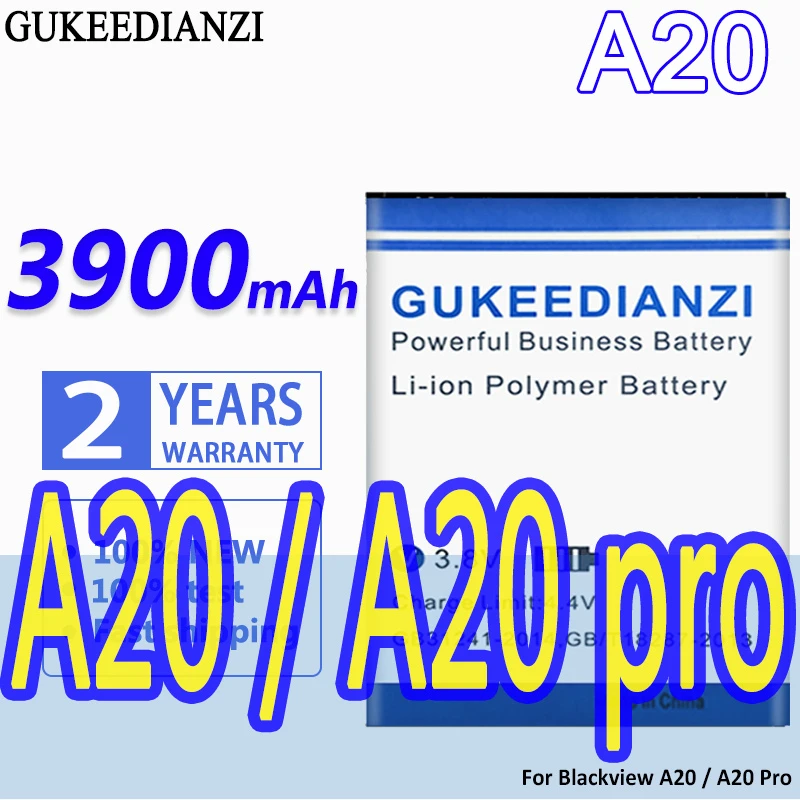 High Capacity GUKEEDIANZI Battery 3900mAh For Blackview A20 / A20 Pro A20Pro
High Capacity GUKEEDIANZI Battery 3900mAh For Blackview A20 / A20 Pro A20Pro