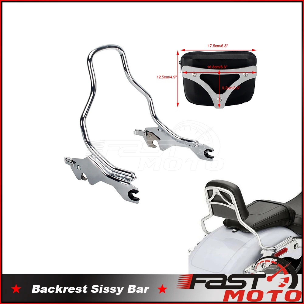 Съемная спинка для мотоцикла, для Harley Fat Bob 114 FXFBS FXFB 2018-2021, задние хромированные аксессуары Sissybar Pessenger
Съемная спинка для мотоцикла, для Harley Fat Bob 114 FXFBS FXFB 2018-2021, задние хромированные аксессуары Sissybar Pessenger
