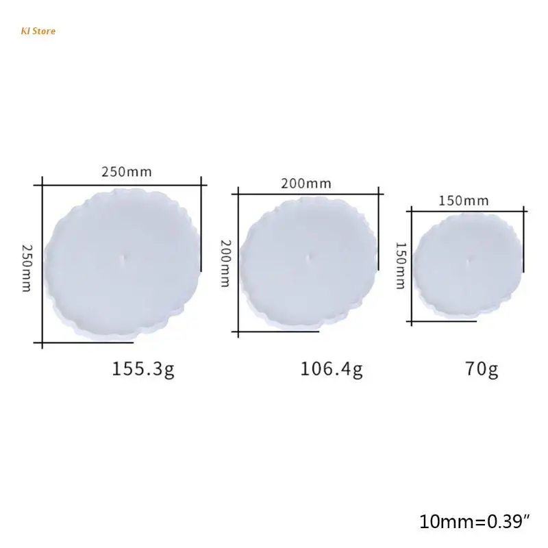 Crystal Epoxy Resin Mold 3-layer Tray Casting Silicone Mould DIY Crafts Desktop Coaster Making Tool
Crystal Epoxy Resin Mold 3-layer Tray Casting Silicone Mould DIY Crafts Desktop Coaster Making Tool