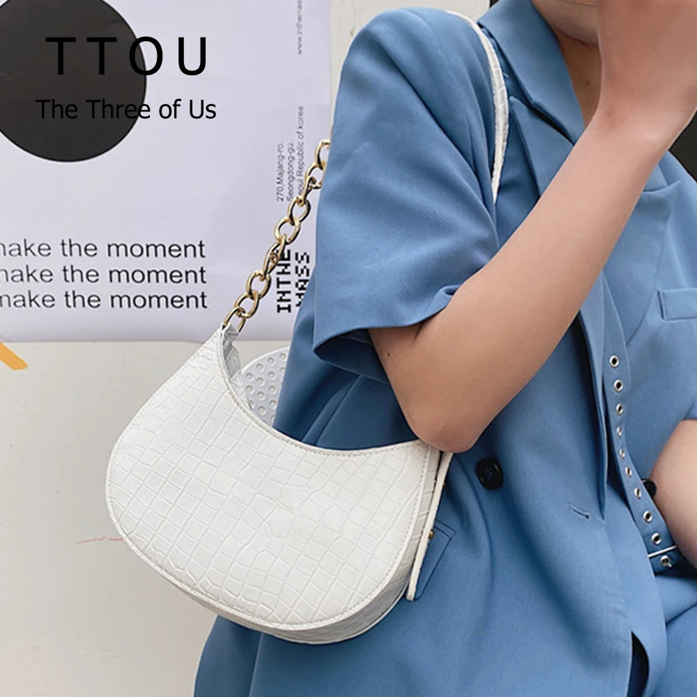 Crocodile Pattern PU Leather Crossbody Saddle Bag for Women 2021 Female Brand Shoulder Bag Chain Design Travel Handbag And Purse
Crocodile Pattern PU Leather Crossbody Saddle Bag for Women 2021 Female Brand Shoulder Bag Chain Design Travel Handbag And Purse